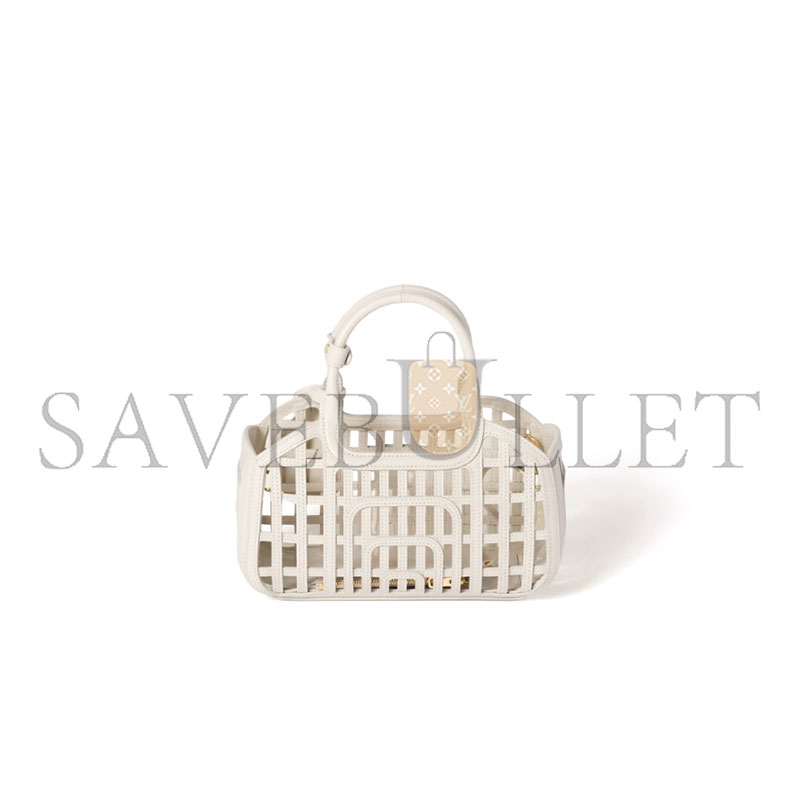 MIU MIU LEATHER BASKET 5BA294 (24*12.5*9cm)